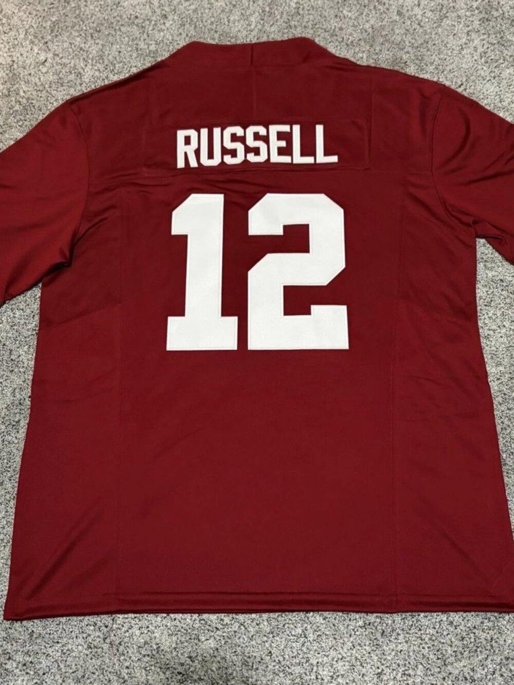 Keelon Russell Crimson Stitched Jersey Vapor Red